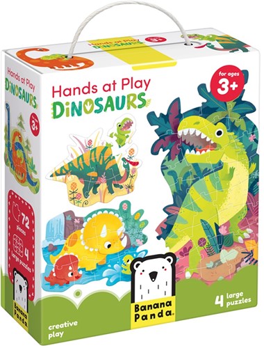 Banana Panda Spielende Hände Dinosaurier 3+