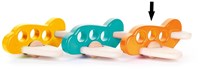 Bajo Holzspielzeug Flugzeug - nachhaltiges Spielzeug, orange Farbe-2