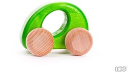 Bajo Holzauto Spielzeug - Elipse grün - nachhaltig und robust