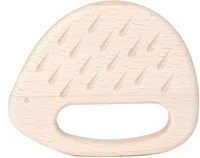 Bajo Holz Beißring Igel - nachhaltiges Baby Beißspielzeug Holz