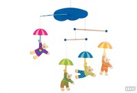 Bajo Holz Baby Mobile Bären - beruhigendes Spielzeug für das Babyzimmer-2