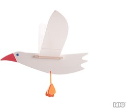 Bajo Holz Spielzeugflugzeug Seagull Mewa weiß multi colour