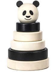 Bajo Holz Stapelturm Panda nachhaltiges Spielzeug