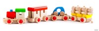 Bajo Holz Zug Bauset - pädagogisches und kreatives Spielzeug