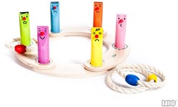 Bajo Lernspiel Hoopla - farbenfrohes Spielset für Kinder