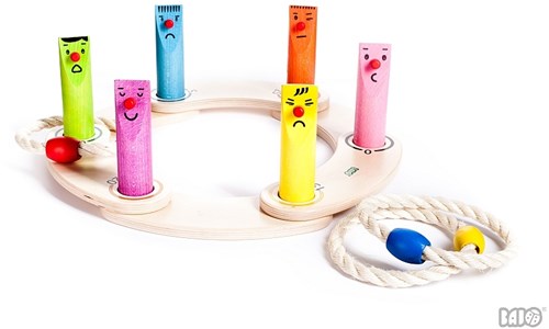 Bajo Lernspiel Hoopla - farbenfrohes Spielset für Kinder