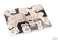 Bajo Holzformenpuzzle Menschen - Lernspielzeug 14 Teile