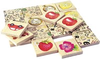 Bajo Memory Spiel - Lernspielzeug Memoplates Mehrfarbig