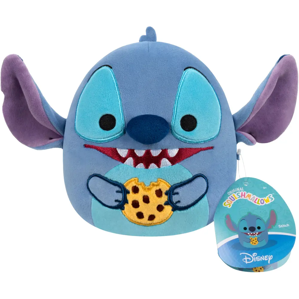 Squishmallows Disney Kuscheltier Stitch 20 cm - weiches Plüschspielzeug