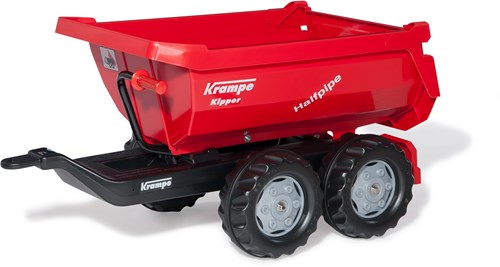 Rolly Toys Anhänger Halfpipe Krampe rot Spielzeugtrailer 89cm