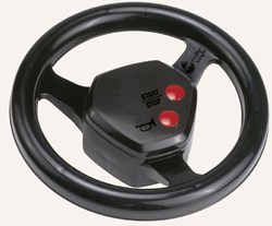 Rolly Toys Spielzeug Traktorlenkrad mit Sound schwarz 20cm Zubehör
