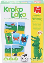 Jumbo Kinderspiel Kroko Loko - lehrreiches Tier-Memo-Spiel