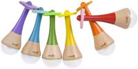 Classic World Holzmaracas Regenbogen - Musikspielzeug für Kinder-3