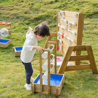 Classic World Holzwasser-Spieltisch - pädagogisches Wasserspielzeug Wasserfall-3