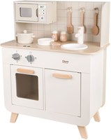 Classic World Holz Spielküche Chef 11-teilig Kinderküche weiß-3