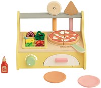 Classic World Holz Pizzaofen Spielset mit Zubehör für Kinder-2
