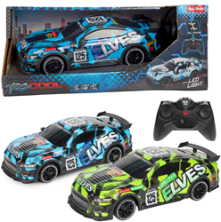 Toi-Toys Rally-Rennauto mit Licht - ferngesteuertes Spielzeugauto