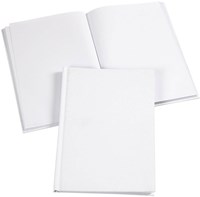 Creativ Company Notizbuch weiß A5 - Blankopapier 60 Seiten-2