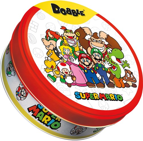 Dobble Super Mario Kartenspiel - Such- und Reaktionsspiel für die Familie