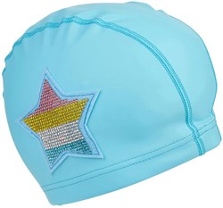 Bling2O Badekappe für Kinder - Lagoon Stern - Silikon Schwimmkappe