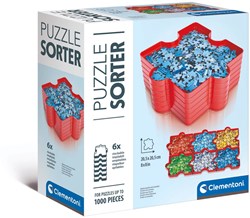 Clementoni Puzzle Zubehör Puzzle Sorter 6-teilig stapelbare Schalen