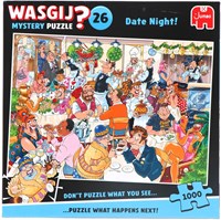 Jumbo Puzzle Wasgij Mystery 26 Date Night 1000 Teile Erwachsene-2