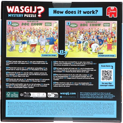 Jumbo Puzzle Wasgij Mystery 26 Date Night 1000 Teile Erwachsene-3