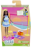 Mattel Barbie Volleyball Spielset recyceltes Plastik Strandzubehör-2