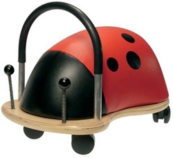 Wheelybug Laufauto Marienkäfer - Kleine Holz Rutschfahrzeug 1-3 Jahre