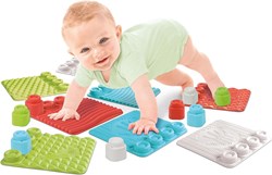 Clementoni Baby Clemmy - Sensorik Teppich Spielmatte mit Bausteinen