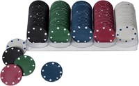 Angel Sports Casino Spielchips Set - 100 Stück - Kunststoff Jetons