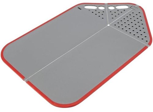 Westmark Schneidebrett Kunststoff 3-in-1 Küchenzubehör mit Sieb
