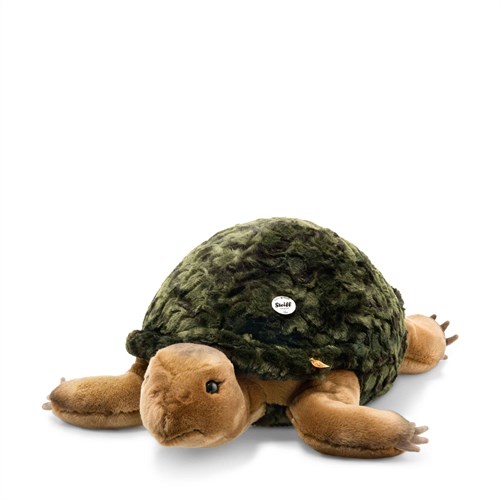 Steiff Kuscheltier Schildkröte Slo - Plüsch, grün, 70 cm - weiches Stofftier