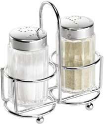 Westmark Salz- und Pfefferstreuer Set Edelstahl Glas 50ml Küche