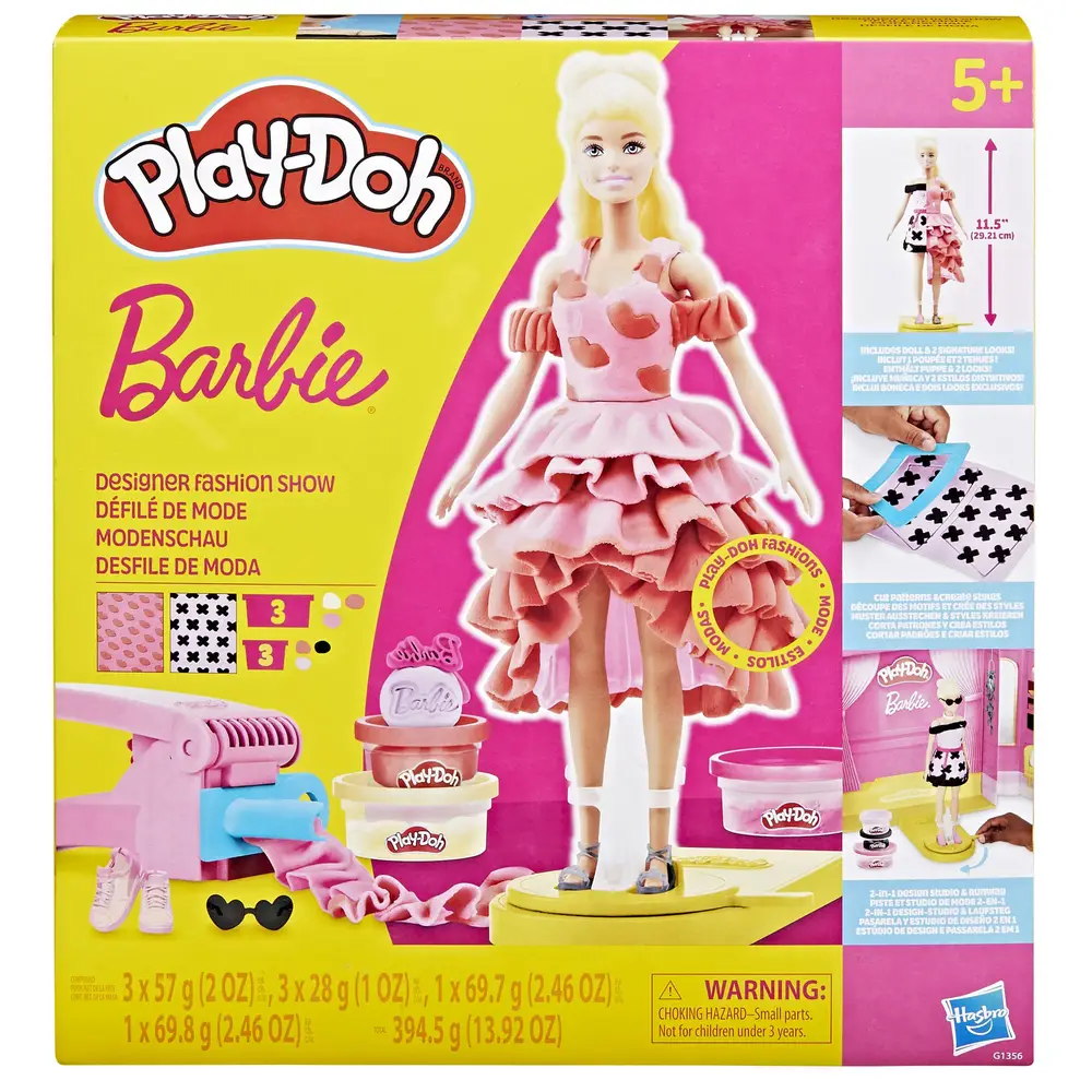 Hasbro Barbie Knetspielset - Play-Doh Modenschau kreatives Spielzeug