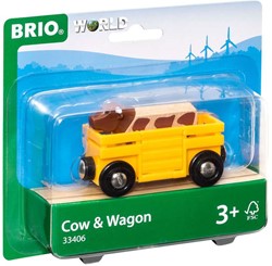BRIO Tierwagen mit Kuh