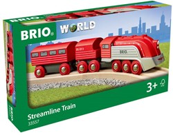 Brio Hochgeschwindigkeitszug Spielzeugzug rot und silber - 33557