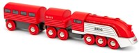 Brio Hochgeschwindigkeitszug Spielzeugzug rot und silber - 33557-3