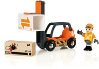 Brio Gabelstapler Spielzeugfahrzeug - orange - magnetisches Hebesystem-2