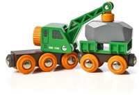 Brio Kranwagen Spielzeugzug - Holzzug Zubehör - 33698-2