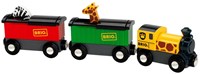 Brio Safari Zug mit Safari-Tieren - buntes Holzspielzeug für Kinder-2