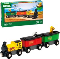 Brio Safari Zug mit Safari-Tieren - buntes Holzspielzeug für Kinder-3