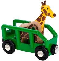 Brio Wagen mit Giraffe - Holzspielzeug Zugzubehör-2