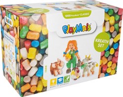 PlayMais Bastelset Bauernhof 1000 Stück kreatives Spielzeug