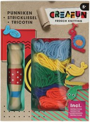 Creafun Strickliesel-Set - Kreatives Spielzeug für Kinder - Handarbeitsset