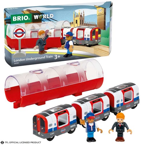 Brio Zug Spielzeug London Underground Bahn - farbenfroh und ikonisch-2