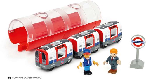 Brio Zug Spielzeug London Underground Bahn - farbenfroh und ikonisch-3