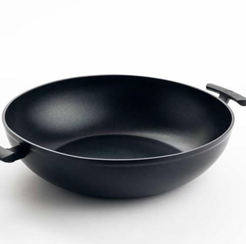 BK Wokpfanne Induktion Keramik 36 cm schwarz PFAS-frei Aluminium-3