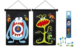 Scratch magnetische Dartscheibe - Monster 55x36cm doppelseitiges Spielzeug