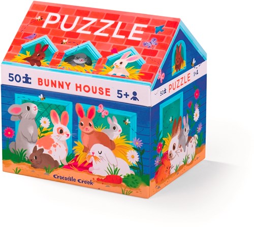 Crocodile Creek 50-teiliges Puzzle/Hasenhaus